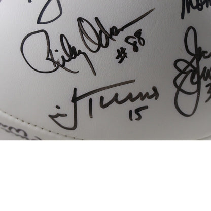 Red Miller & Tom Jackson Signed Denver Broncos 1977 Team Football