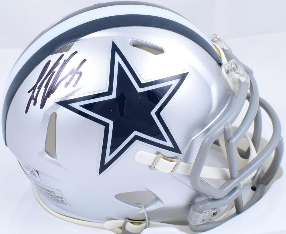 Leighton Vander Esch Signed Dallas Cowboys Speed Mini Helmet