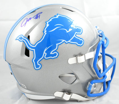 Jameson Williams Signed Detroit Lions Full Size Speed Helmet