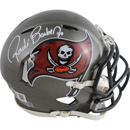 Ronde Barber Autographed Tampa Bay Buccaneers Throwback Mini Helmet
