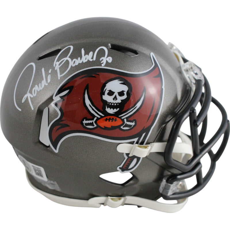Ronde Barber Autographed Tampa Bay Buccaneers Throwback Mini Helmet