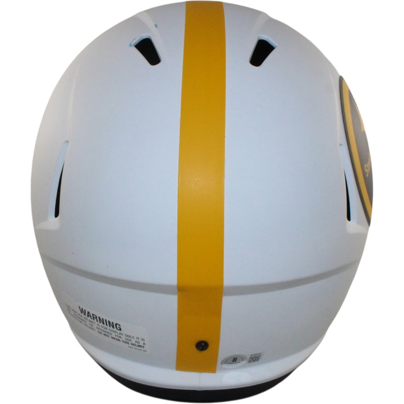Troy Polamalu Signed Pittsburgh Steelers Full Size Lunar Replica Helmet
