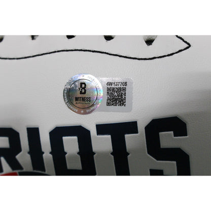 Ty Law New England Patriots Signed Logo Football (HOF Inscription)