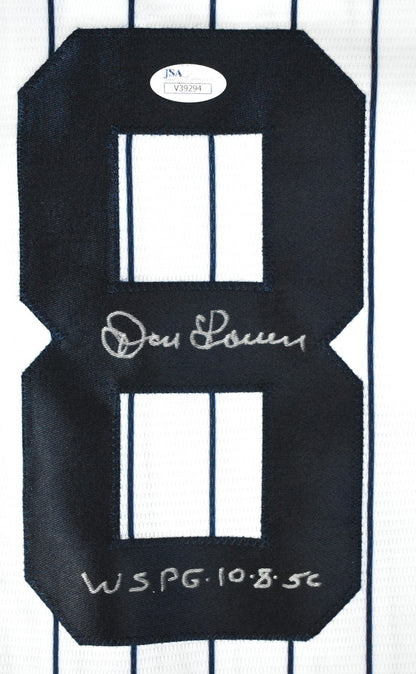 Don Larsen Signed New York Yankees Nike Jersey - WSPG Inscribed