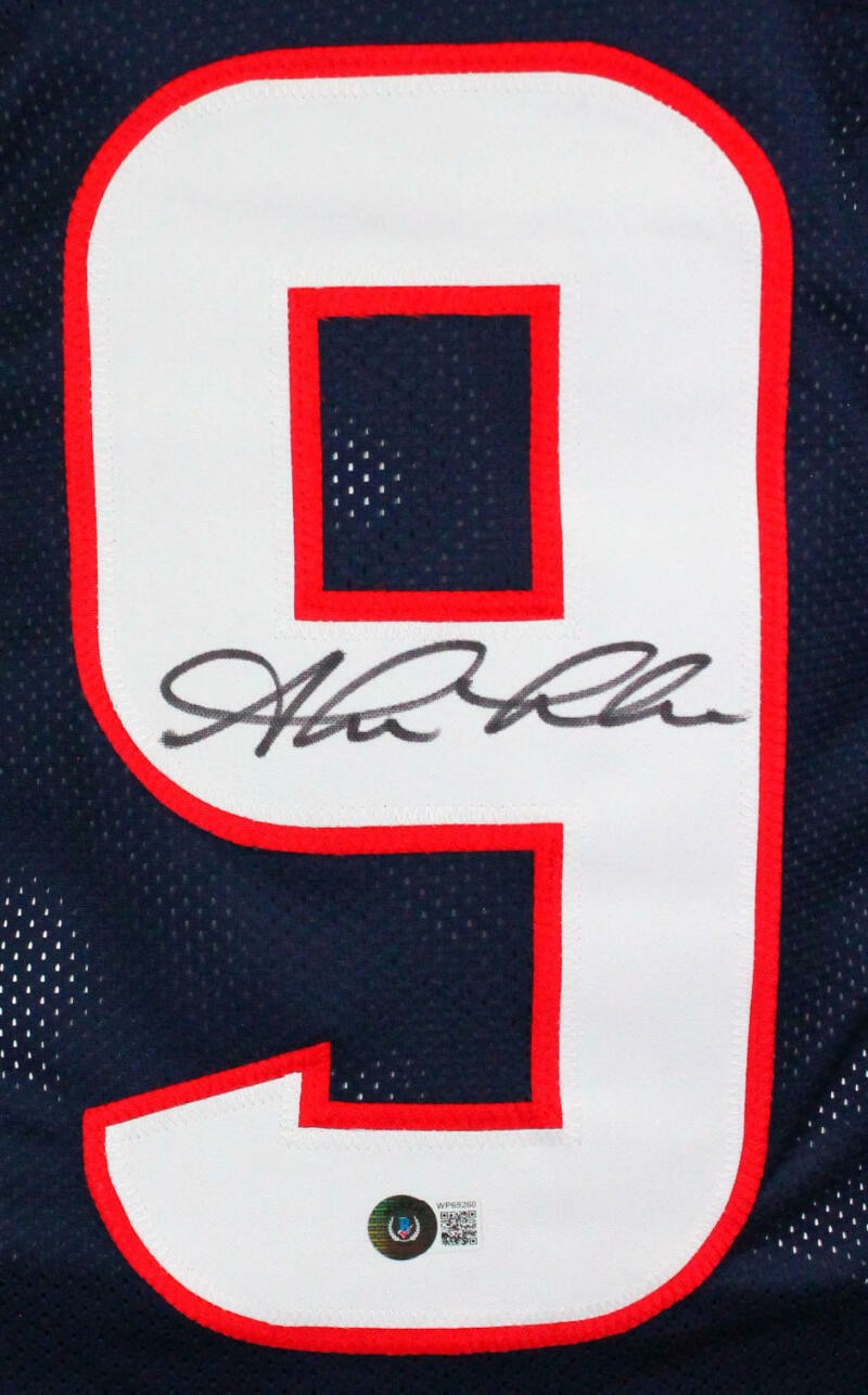 Shane Lechler Autographed Blue Custom Football Jersey