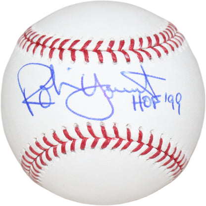 Robin Yount Signed Milwaukee Brewers Baseball "HOF" Beckett COA