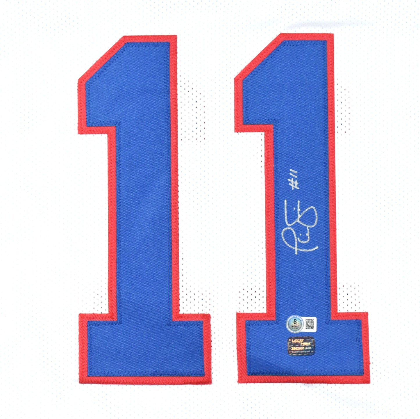 Phil Simms Autographed New York Giants Custom White Jersey