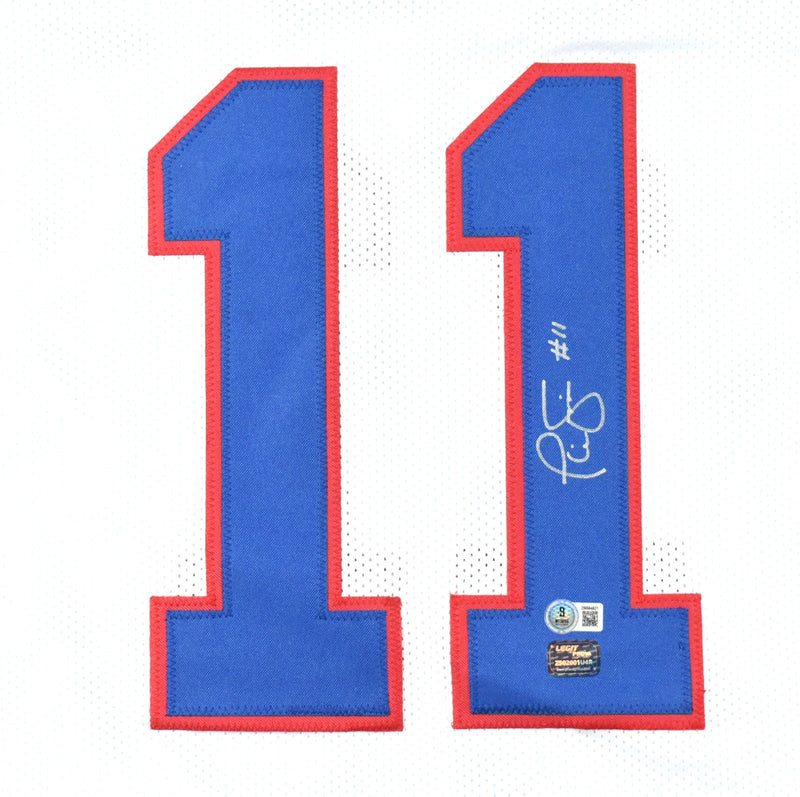 Phil Simms Autographed New York Giants Custom White Jersey