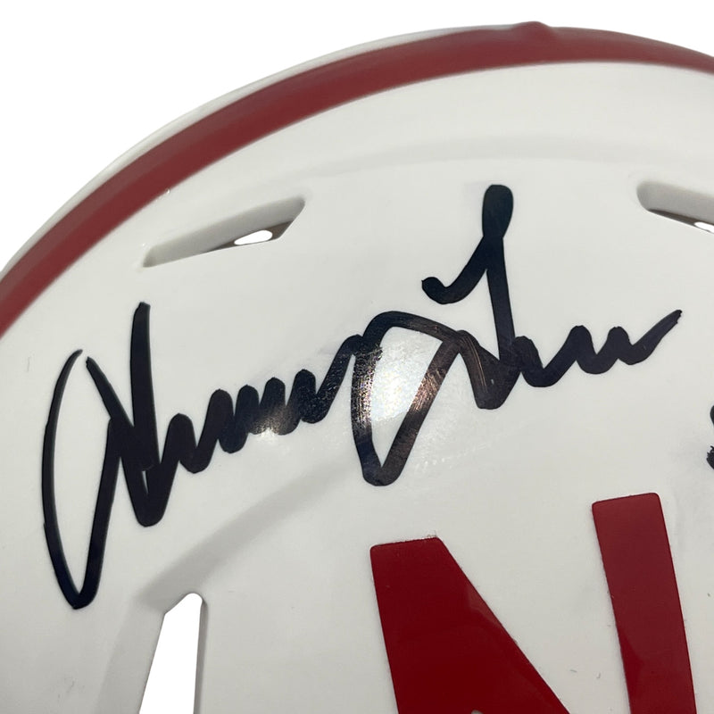 Irving Fryar Signed Nebraska Cornhuskers Mini Helmet (Beckett COA)