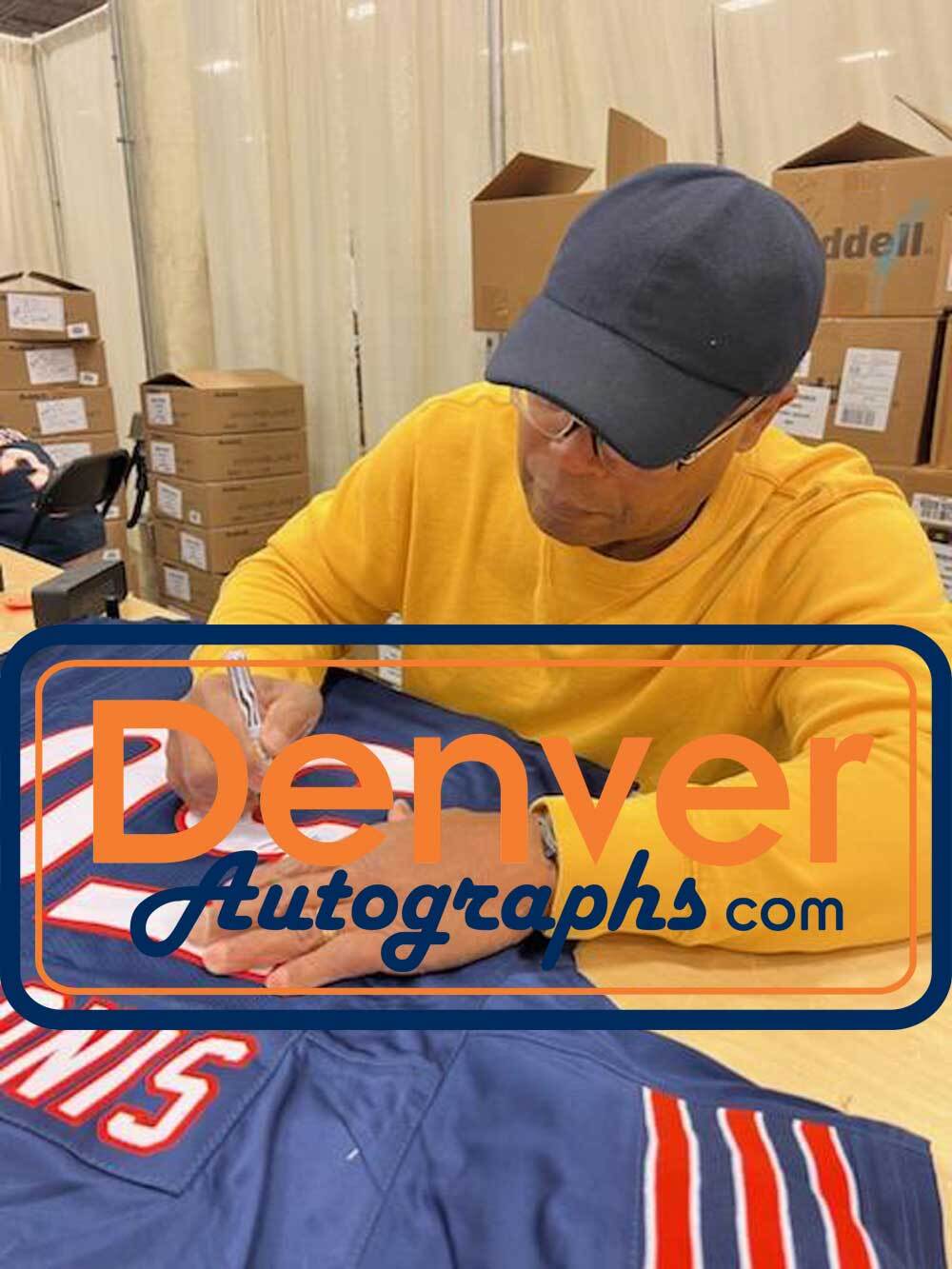 Mike Singletary Signed Chicago Bears Pro Style Navy Jersey