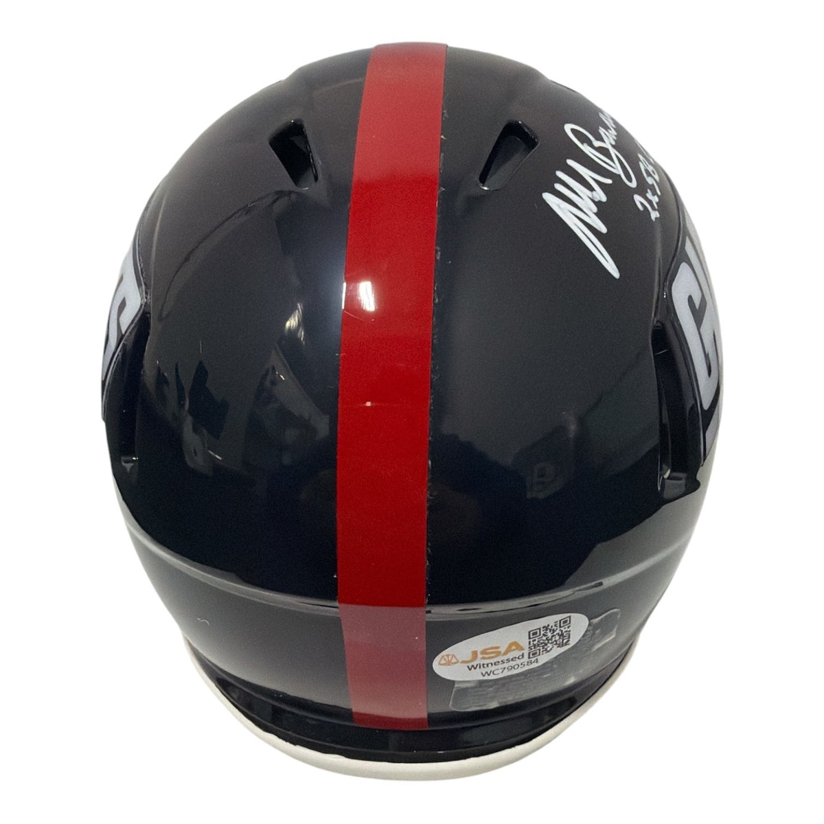 Mark Bavaro Signed New York Giants Throwback Mini Helmet - 2x SB Champs