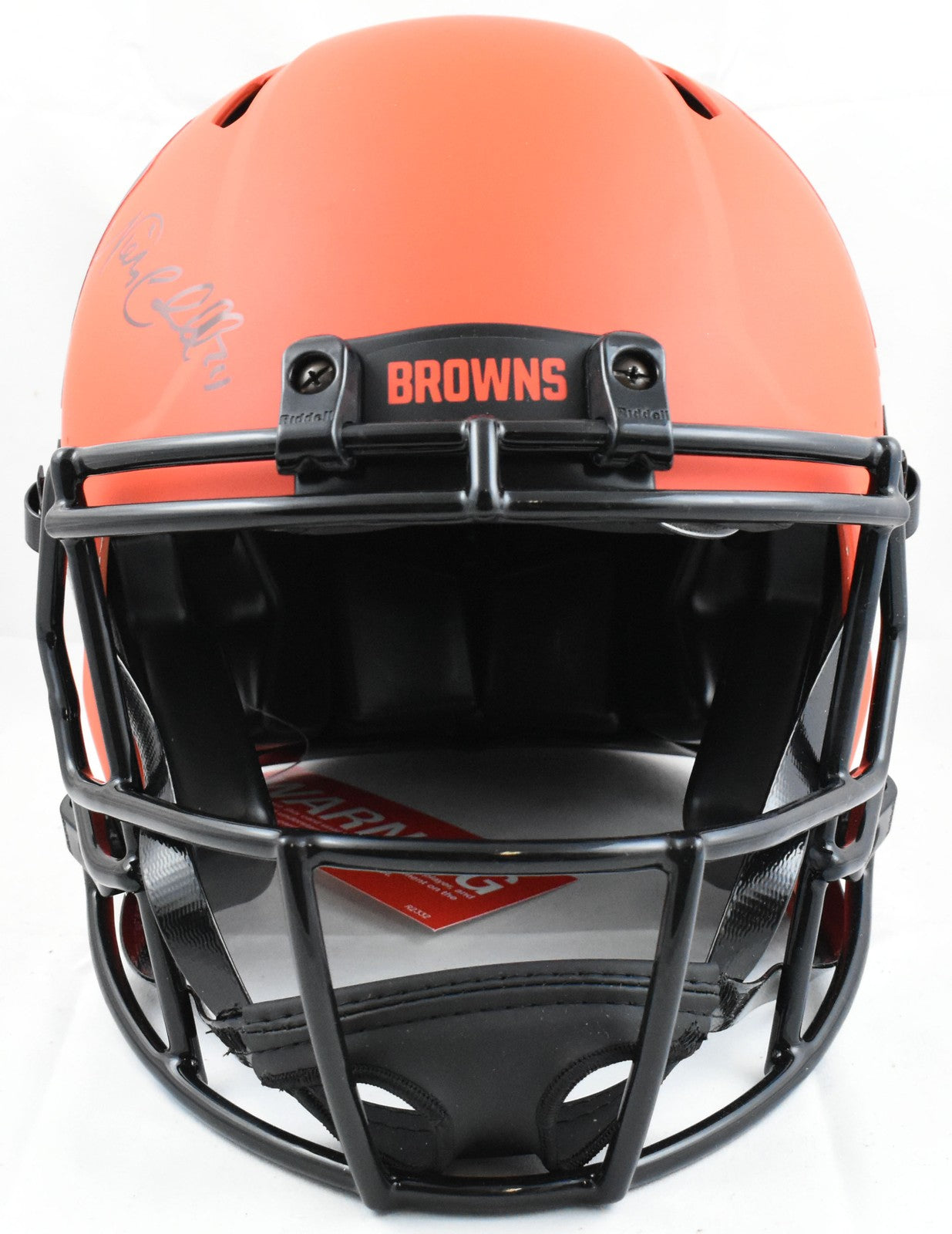 Nick Chubb Signed Cleveland Browns Rave Speed Authentic Helmet