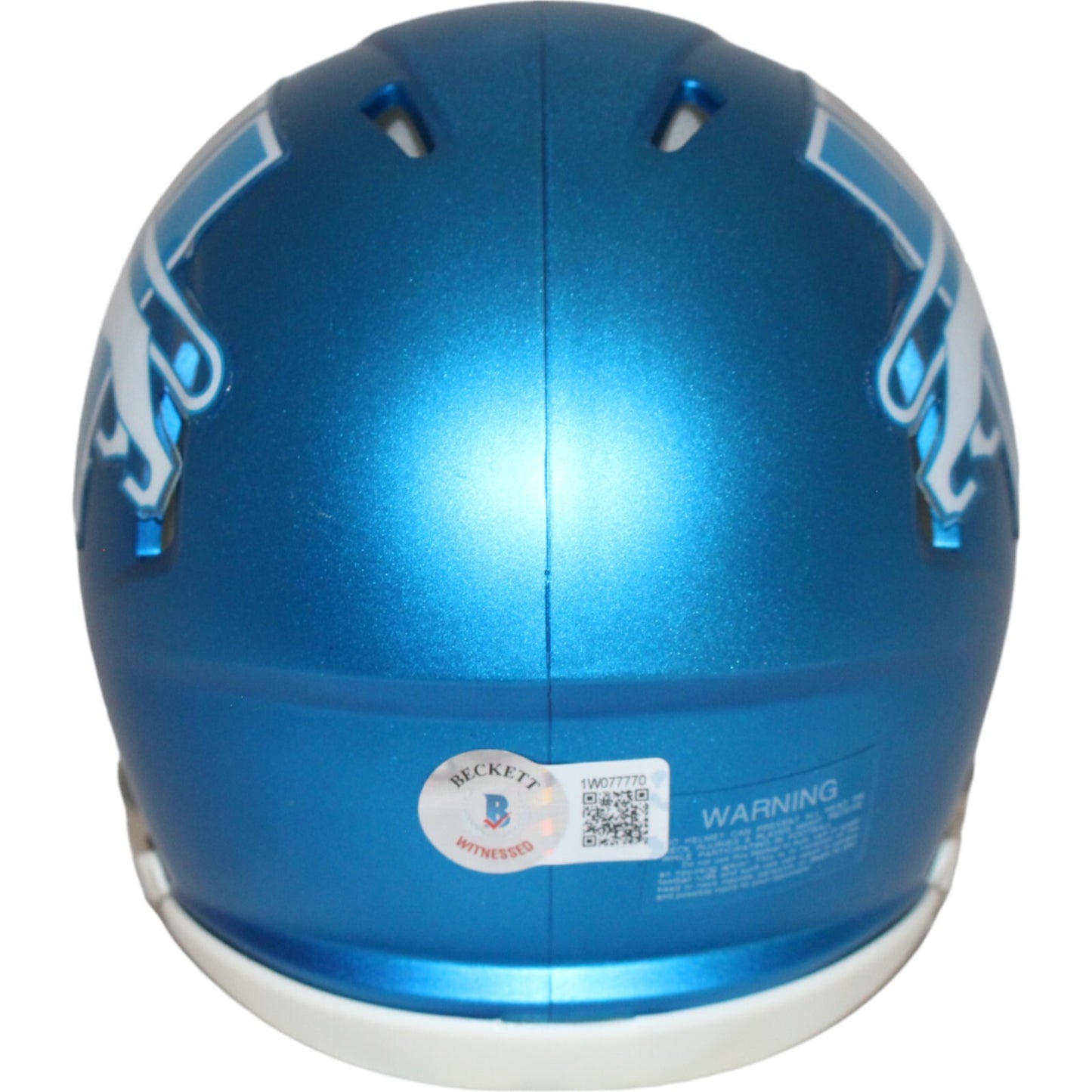 Sam LaPorta Signed Detroit Lions 2023 Alternate Mini Helmet (Beckett)
