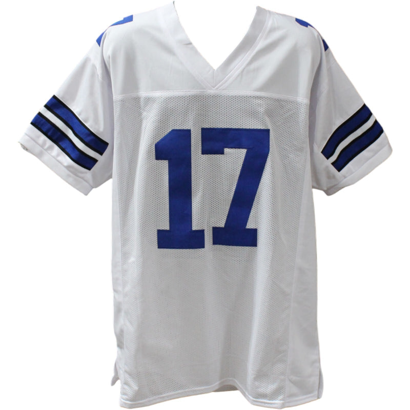 Brandon Aubrey Autographed White Pro Style Custom Jersey (Beckett COA)