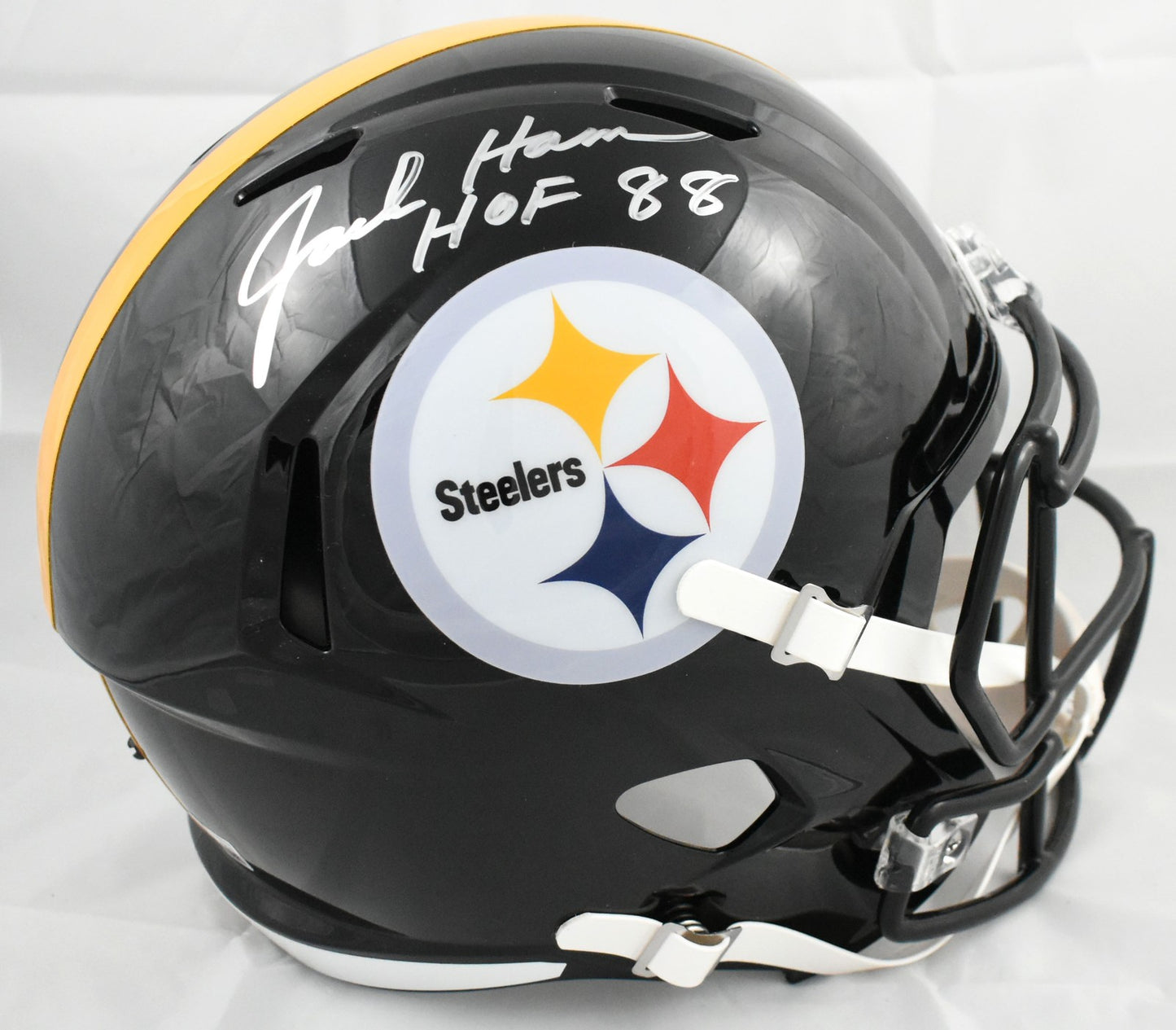 Jack Ham Autographed Pittsburgh Steelers Full Size Speed Helmet