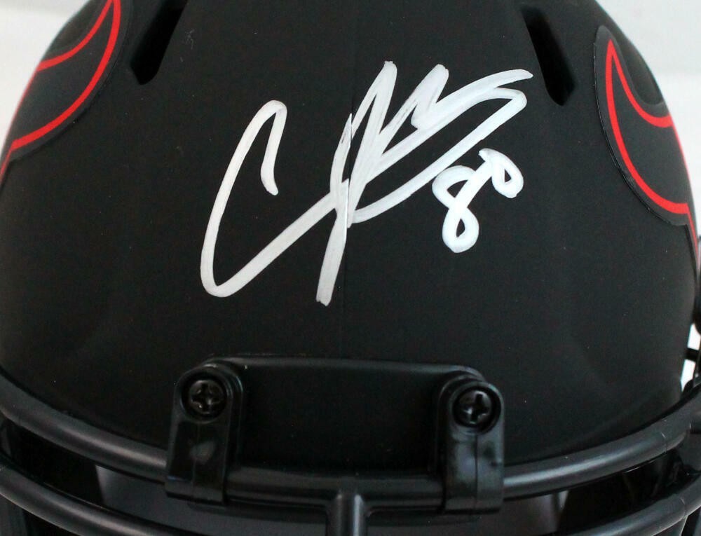 Andre Johnson Signed Houston Texans Eclipse Speed Mini Helmet