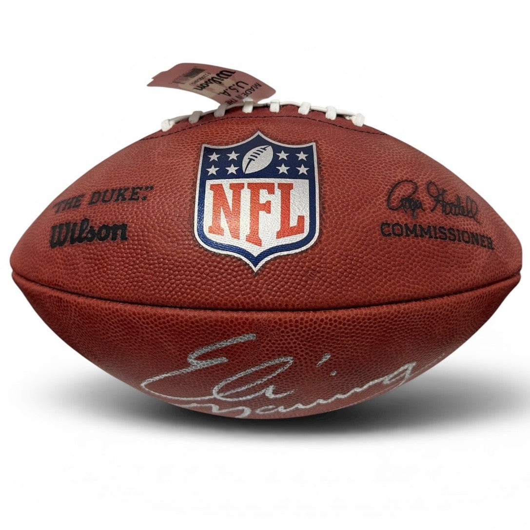 Eli Manning Signed New York Giants Wilson "The Duke" Official Football