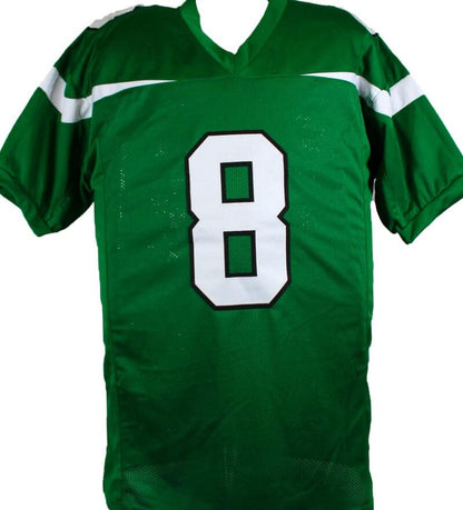 Elijah Moore Signed New York Jets Green Jersey with J.E.T.S Inscription