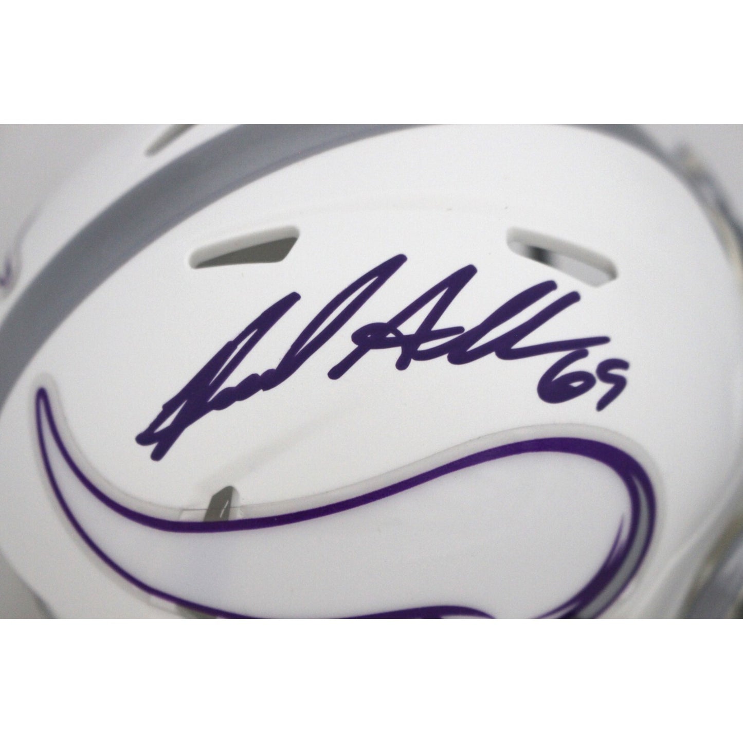 Jared Allen Minnesota Vikings Autographed 2024 Alternate Mini Helmet