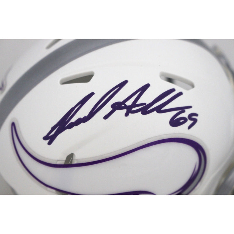 Jared Allen Minnesota Vikings Autographed 2024 Alternate Mini Helmet