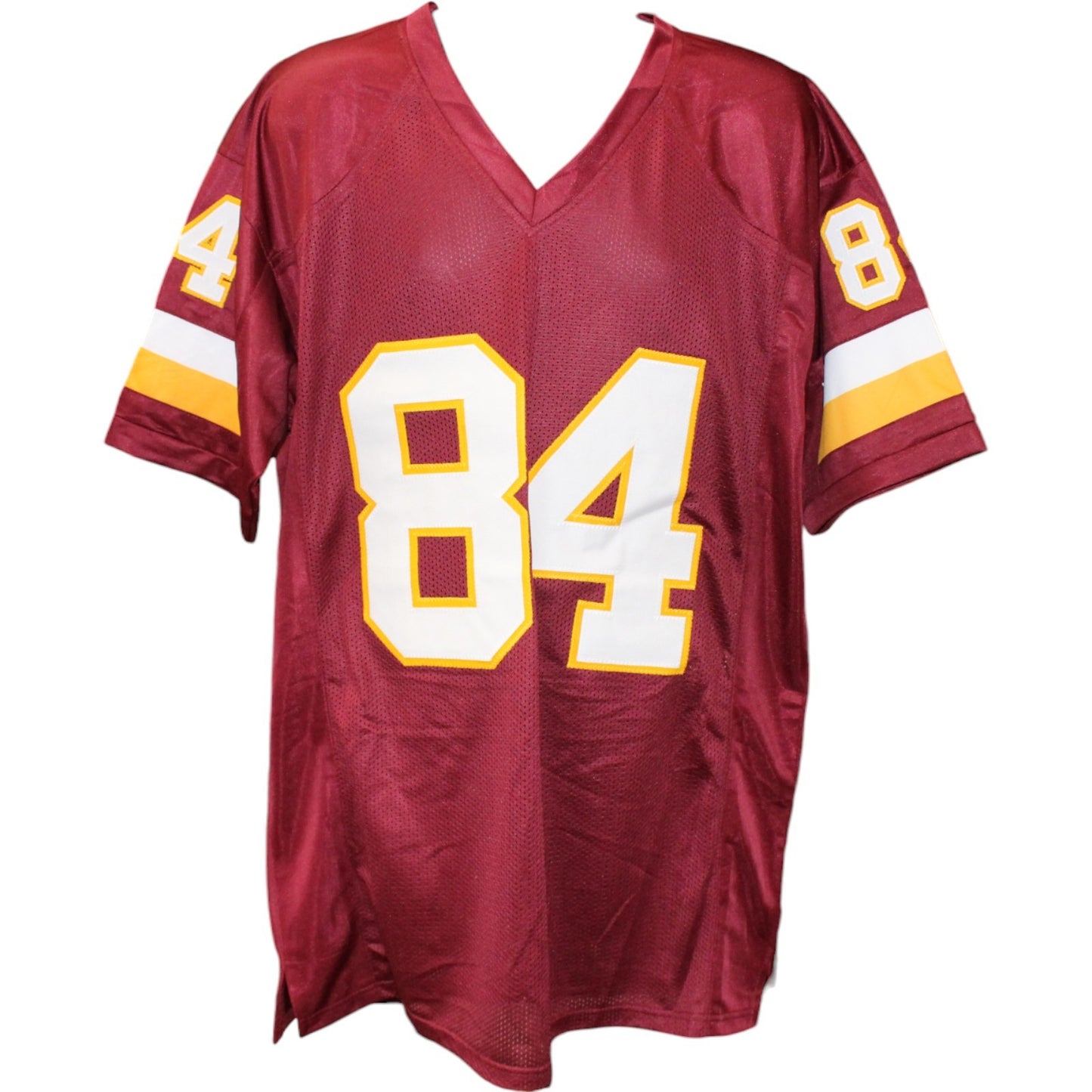 Gary Clark Autographed Red Custom Football Jersey (Beckett)