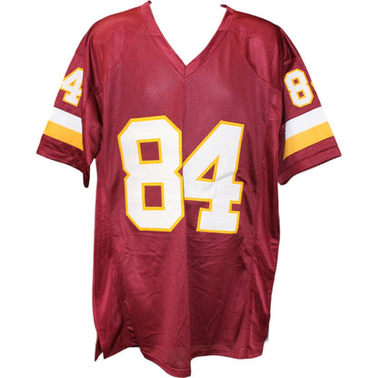 Gary Clark Autographed Red Custom Football Jersey (Beckett)