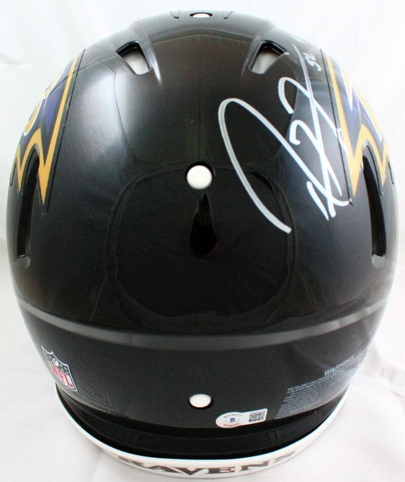Ray Lewis Signed Baltimore Ravens Full Size Speed Authentic Helmet HOF