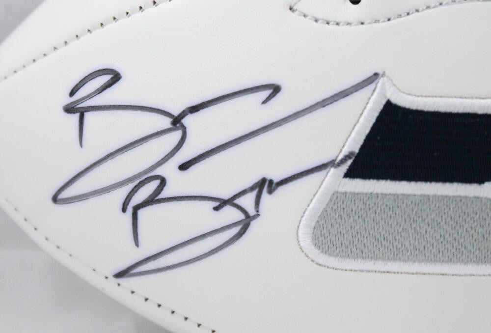 Brian Bosworth Autographed Seattle Seahawks Logo Football