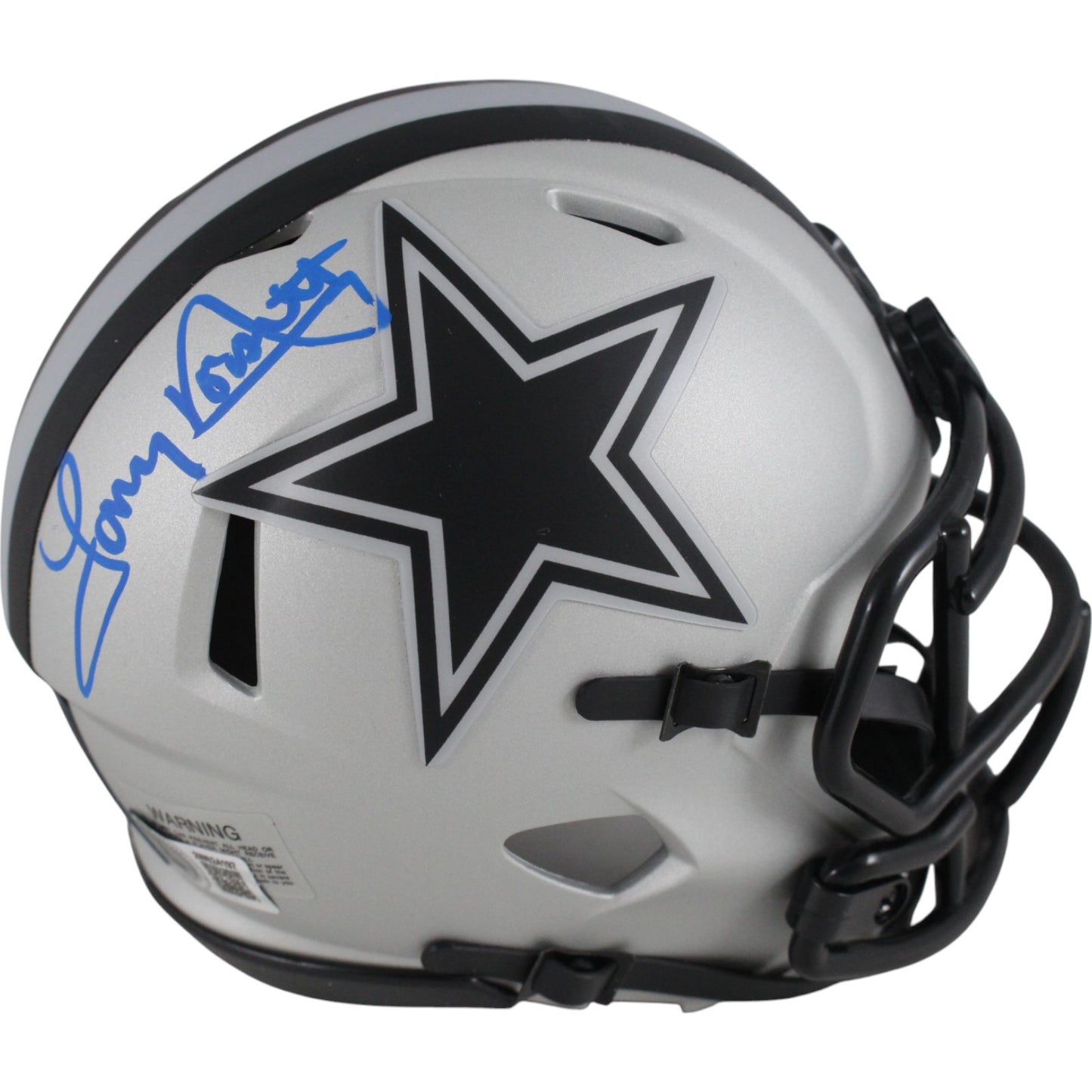 Tony Dorsett Dallas Cowboys Rave Mini Helmet Autographed