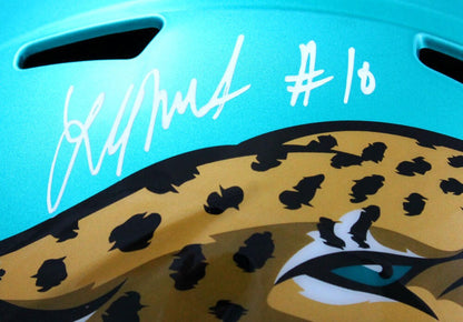 Laviska Shenault Jr Signed Jacksonville Jaguars Full Size Flash Speed Helmet