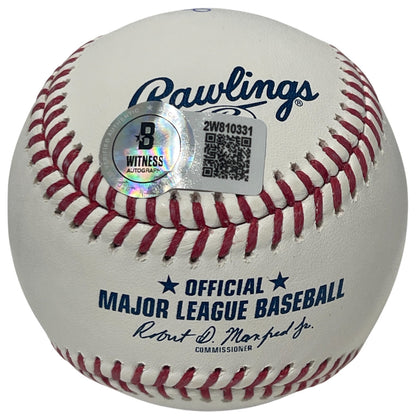 Gary Sheffield Signed ROMLB Baseball Batting Champ Inscription BAS COA