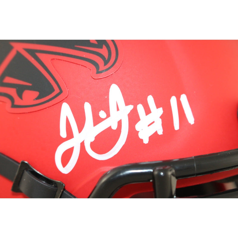 Julio Jones Atlanta Falcons Autographed Rave Mini Helmet
