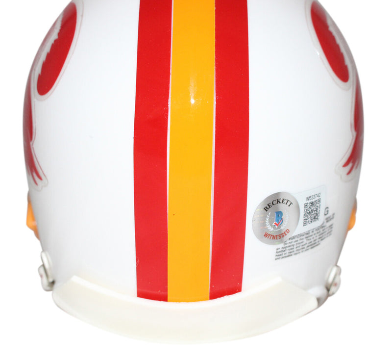 Derrick Brooks Tampa Bay Buccaneers Signed Throwback Mini Helmet (Beckett)