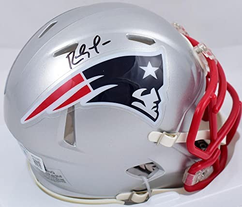 Randy Moss Signed New England Patriots Speed Mini Helmet - Black