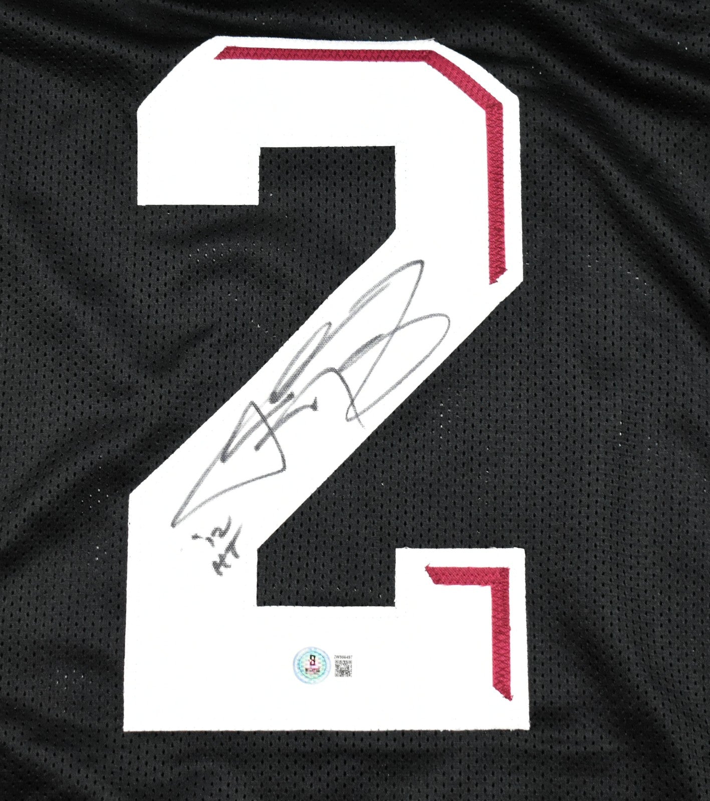 Johnny Manziel Autographed Black Custom Jersey with '12 Heisman Inscription
