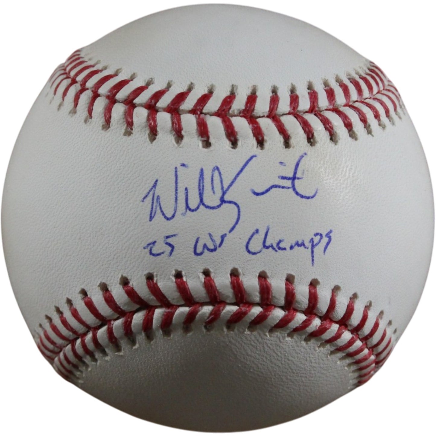Will Smith Autographed Los Angeles Dodgers Baseball - 25 WS Champs