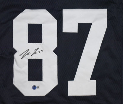 Pat Freiermuth Signed Blue Custom Jersey
