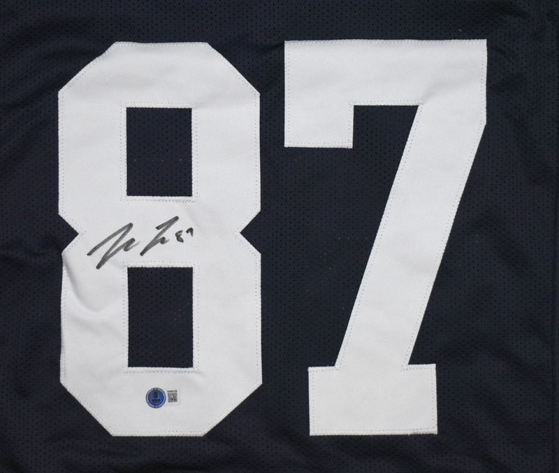 Pat Freiermuth Signed Blue Custom Jersey