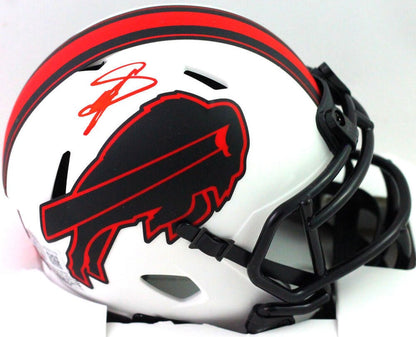 Stefon Diggs Signed Buffalo Bills Lunar Speed Mini Helmet