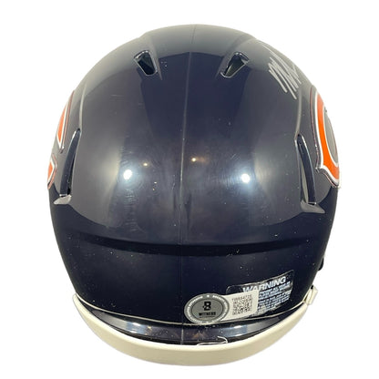 Mike Singletary Chicago Bears Signed Riddell Speed Mini Helmet BAS