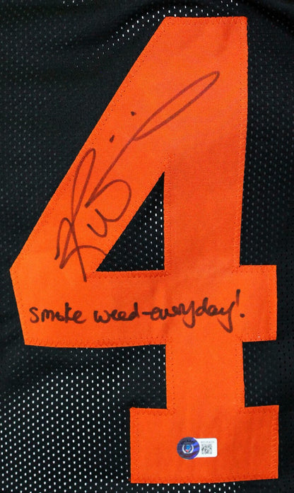 Ricky Williams Signed Black Custom College Jersey Inscribed SWED
