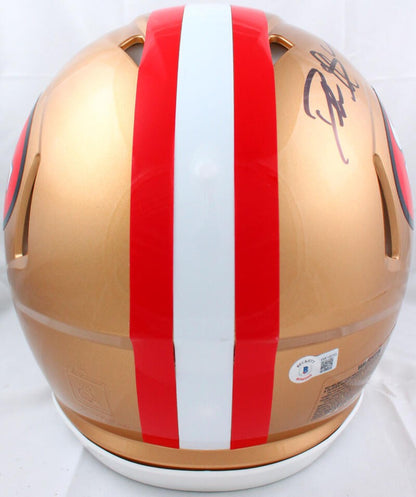 Deion Sanders Signed San Francisco 49ers 1964-95 Throwback Authentic Helmet