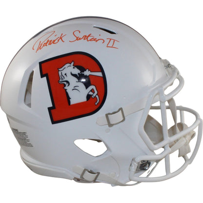 Patrick Surtain Full Size Helmet - Denver Broncos 2023 Alternate Authentic