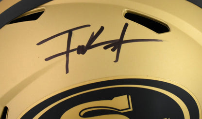 Frank Gore Signed San Francisco 49ers Full Size Rave Speed Helmet