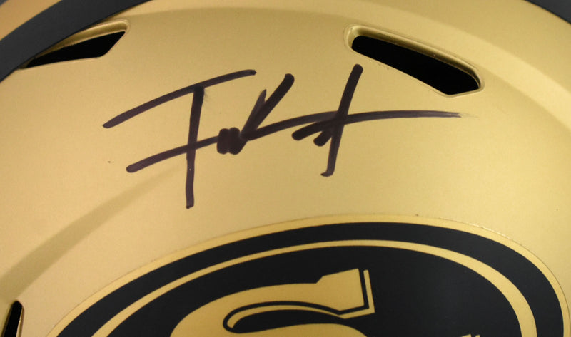 Frank Gore Signed San Francisco 49ers Full Size Rave Speed Helmet