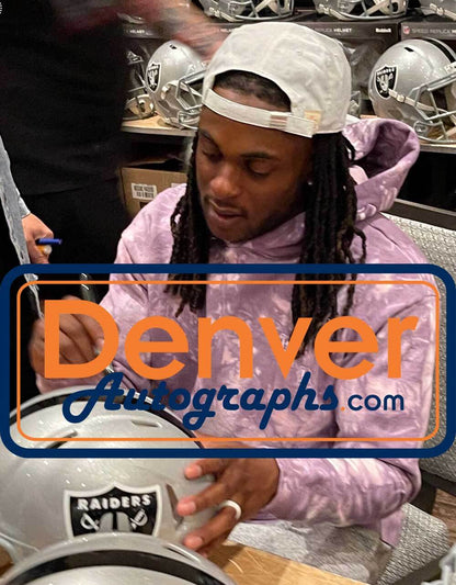 Davante Adams Autographed Las Vegas Raiders Full Size Speed Replica Helmet