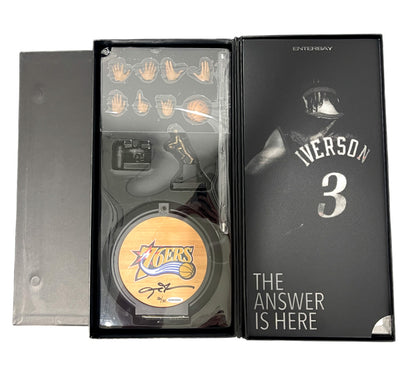Allen Iverson Signed Philadelphia 76ers Enterbay 1/6 Scale Figurine #/30 UDA