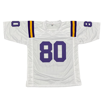 Cris Carter Autographed Minnesota Vikings Custom Jersey (HOF 2013)