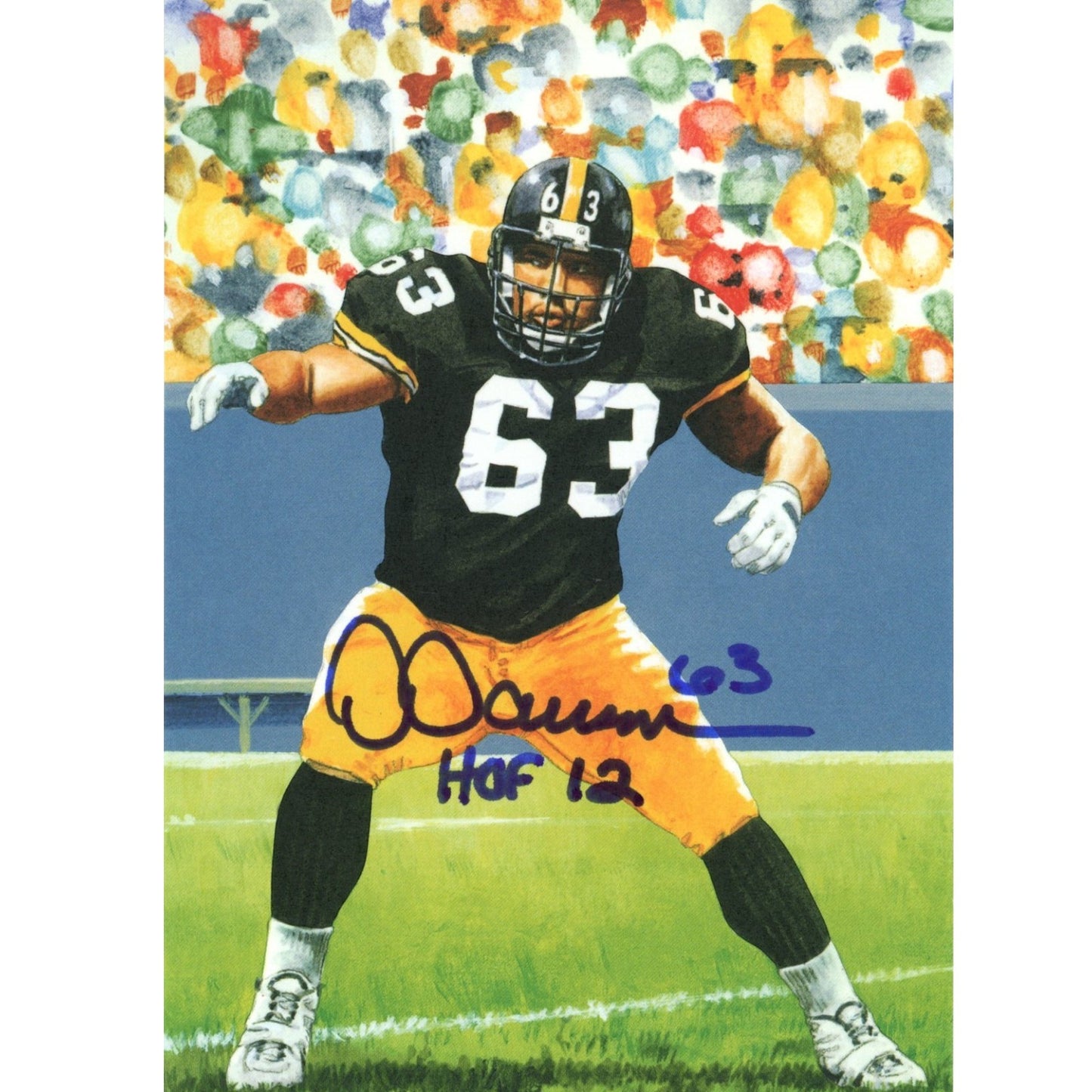 2012 Hall of Fame Multi-Signed Goal Line Art Card Set