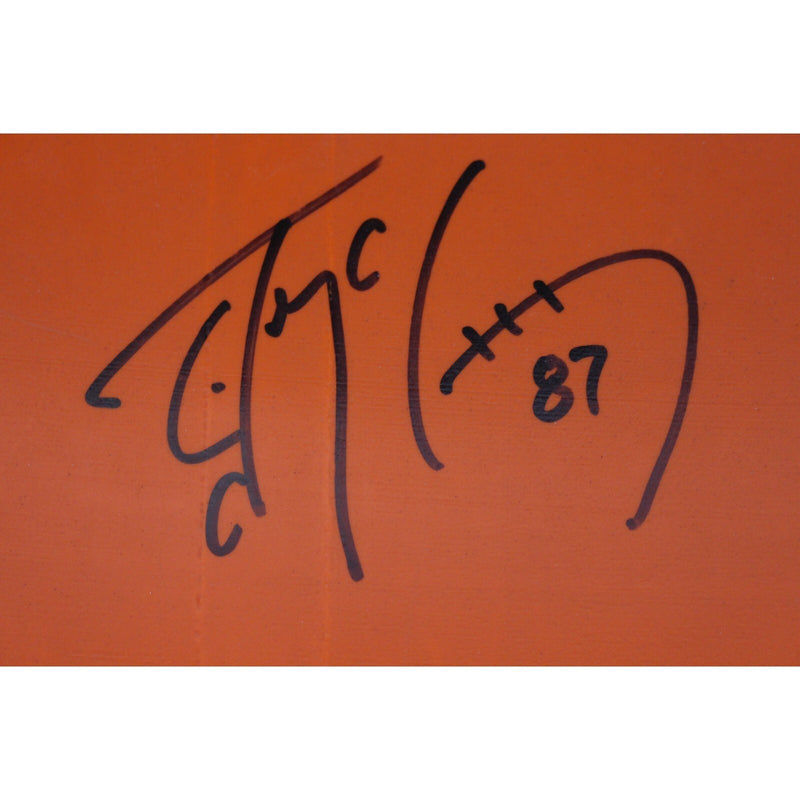 John Elway, Shannon Sharpe, Ed McCaffrey & Rod Smith Signed Broncos Seat Back